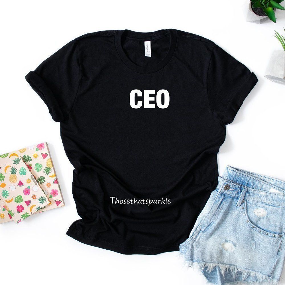 CEO Entrepreneur Graphic T-shirt, Short sleeve